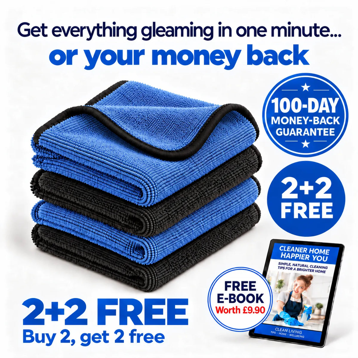 POROCLEAN Microfibre Cloth